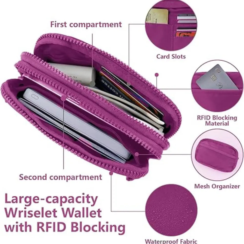 TrioFlex™ | RFID Secure 3-in-1 Crossbody, Wristlet & Wallet