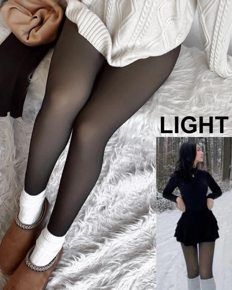 VelviHeat™ | Sheer Thermal Tights – All-Day Warmth in a Bare-Leg Look