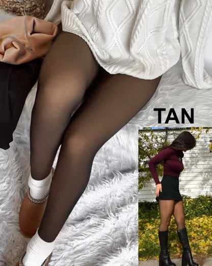 VelviHeat™ | Sheer Thermal Tights – All-Day Warmth in a Bare-Leg Look