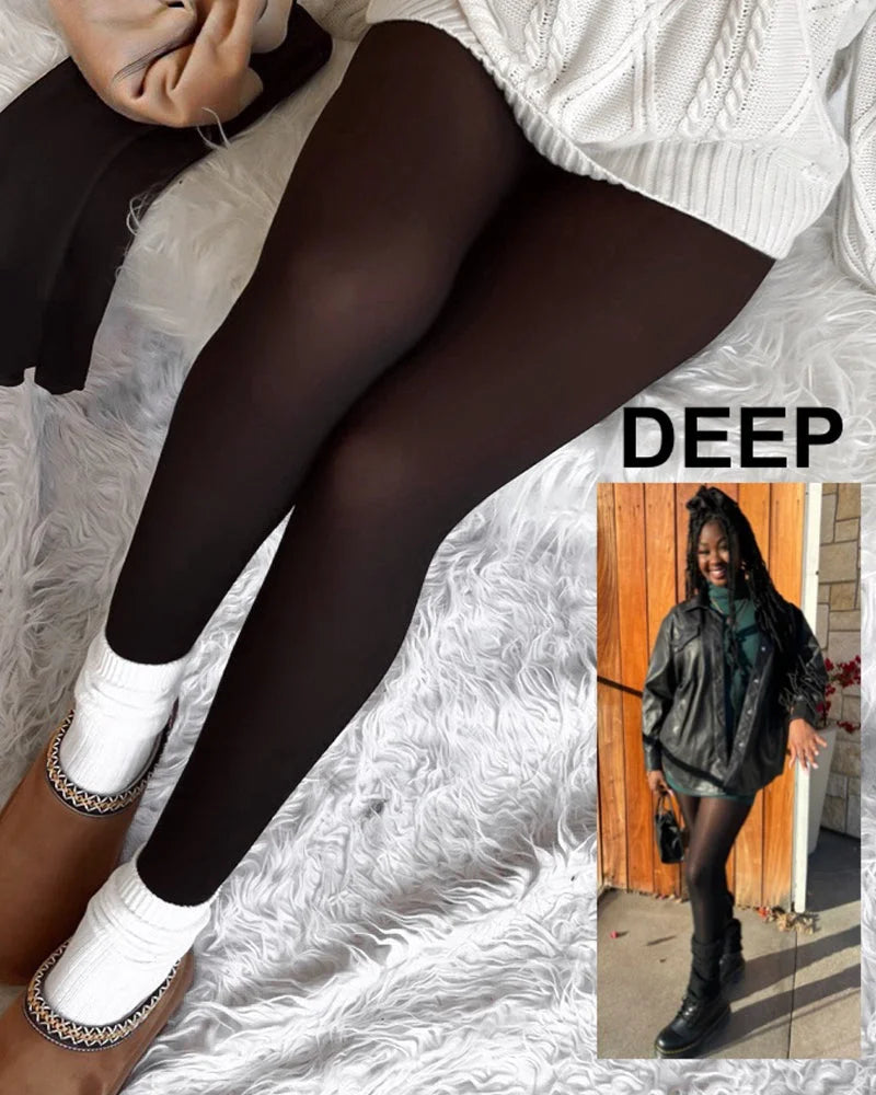 VelviHeat™ | Sheer Thermal Tights – All-Day Warmth in a Bare-Leg Look