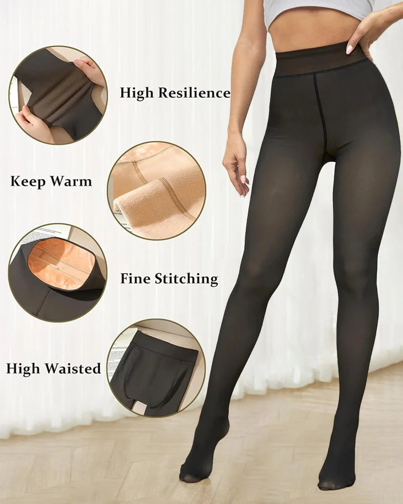VelviHeat™ | Sheer Thermal Tights – All-Day Warmth in a Bare-Leg Look