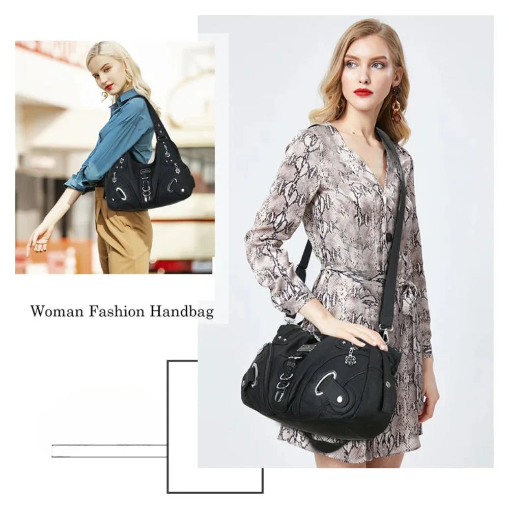 UrbanHobo™ | Multi-Pocket Handbag – Stay Stylish & Organized