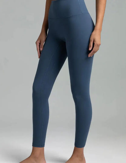 Flexora™ | High-Waisted Performance Leggings – Seamless Front with Inner Pocket