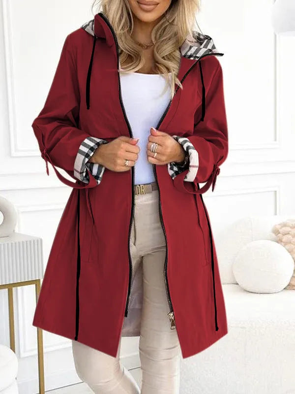 Women's Long Hooded Coat – Warm, Elegant & Comfortable for Winter
