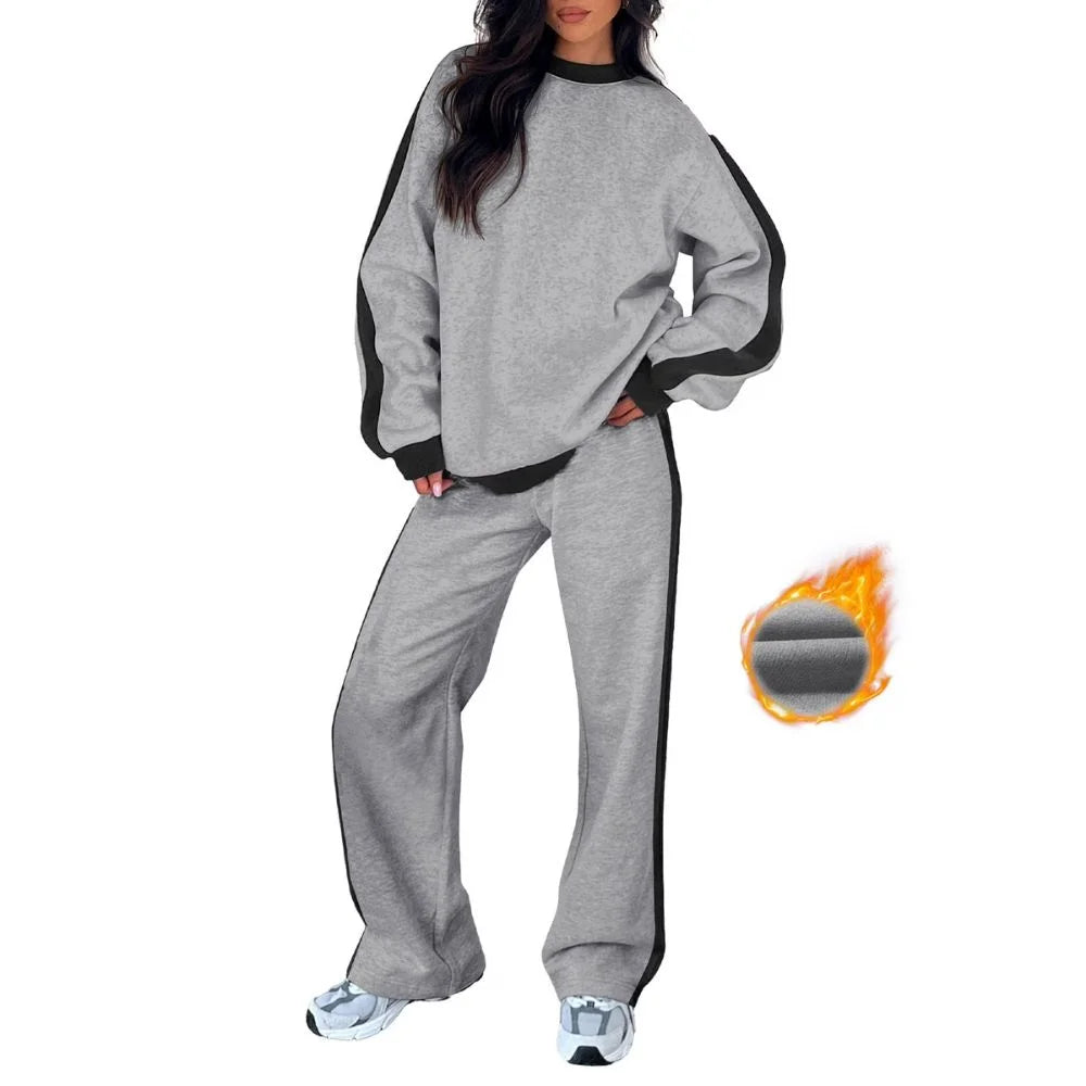 SnugMotion™ | Crewneck Jogger Outfit – Effortless Comfort, Daily Style