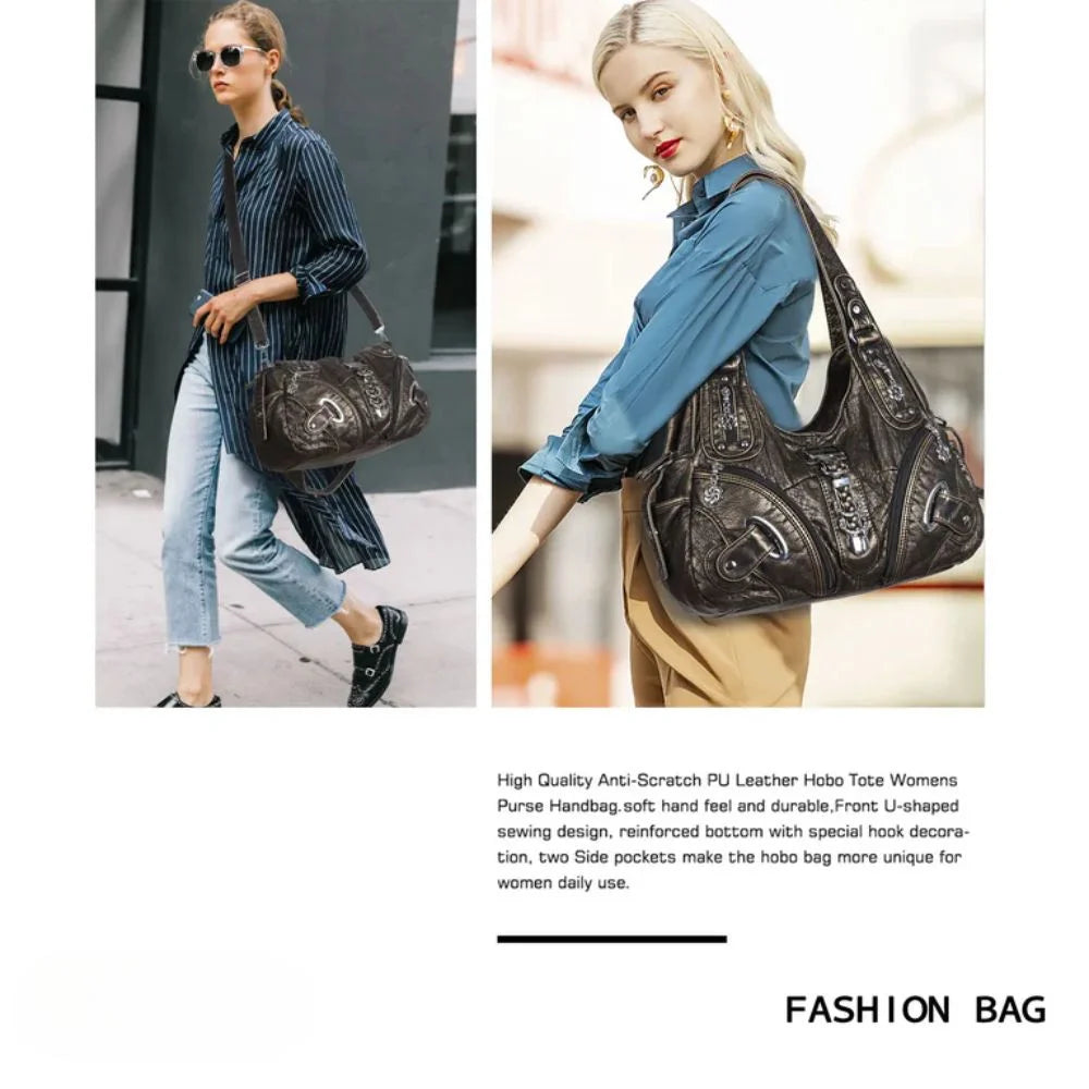 UrbanHobo™ | Multi-Pocket Handbag – Stay Stylish & Organized