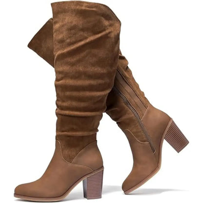 FlexiCalf™ | Extra Wide Knee High Boots – Chic, Cozy & Supportive