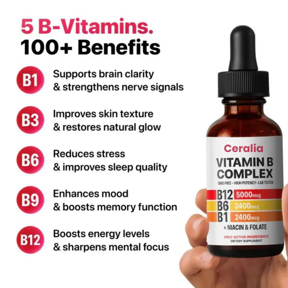 Ceralia™ | Fast-Absorbing 5-in-1 Vitamin B Complex