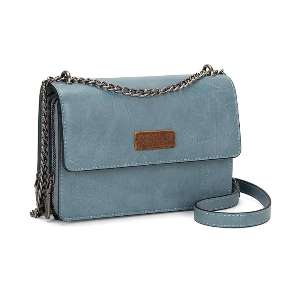 DustyGrace™ | Retro Crossbody Satchel – Soft Look, Strong Impact