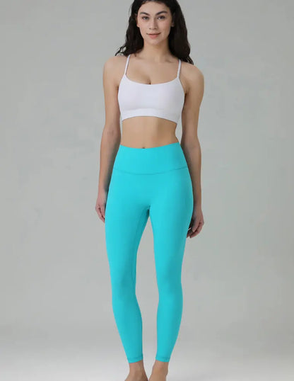 Flexora™ | High-Waisted Performance Leggings – Seamless Front with Inner Pocket