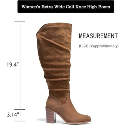 FlexiCalf™ | Extra Wide Knee High Boots – Chic, Cozy & Supportive