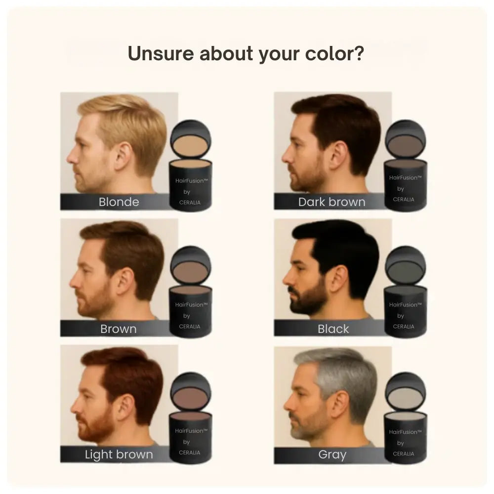 HairFusion™ | Instant Hair Fiber Concealer – Natural, Waterproof & Long-Lasting Density