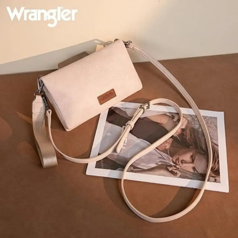 Locksy™ | RFID Wristlet Wallet – Women’s Bifold Clutch with Crossbody Strap