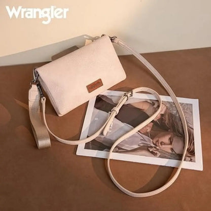 Locksy™ | RFID Wristlet Wallet – Women’s Bifold Clutch with Crossbody Strap