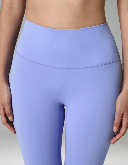 Flexora™ | High-Waisted Performance Leggings – Seamless Front with Inner Pocket