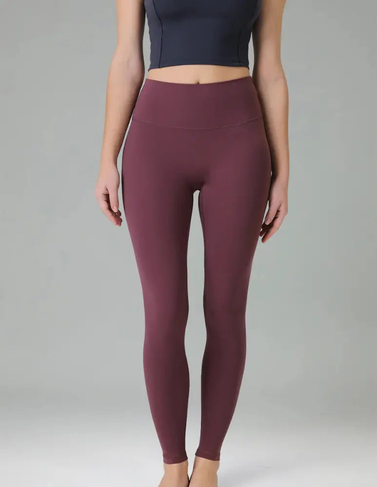 Flexora™ | High-Waisted Performance Leggings – Seamless Front with Inner Pocket