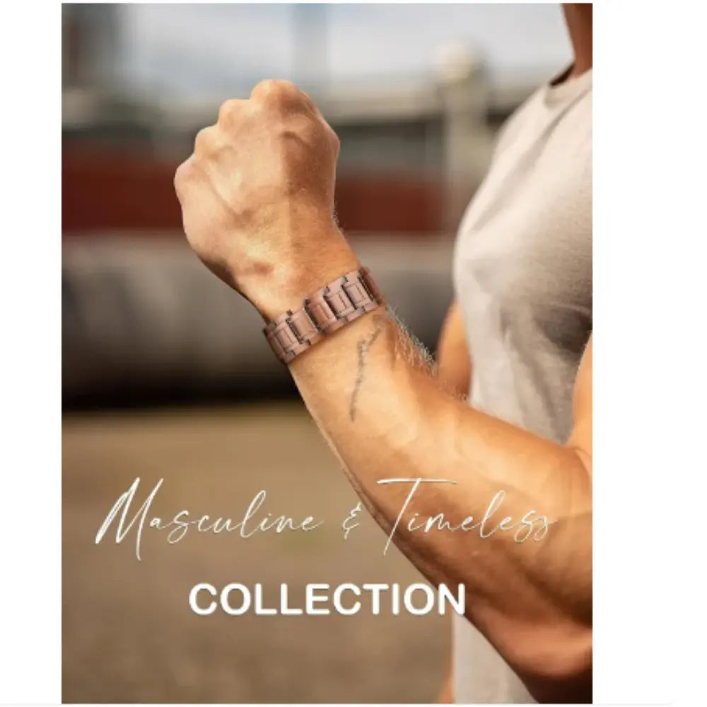 MagnoCopper™ | Men’s Pure Copper Magnetic Bracelet – 3X Strength & Pain Relief