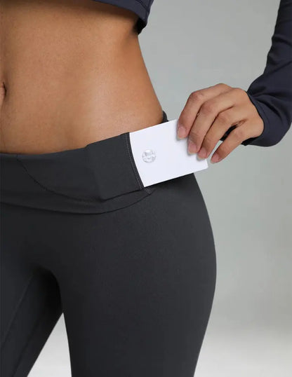 Flexora™ | High-Waisted Performance Leggings – Seamless Front with Inner Pocket