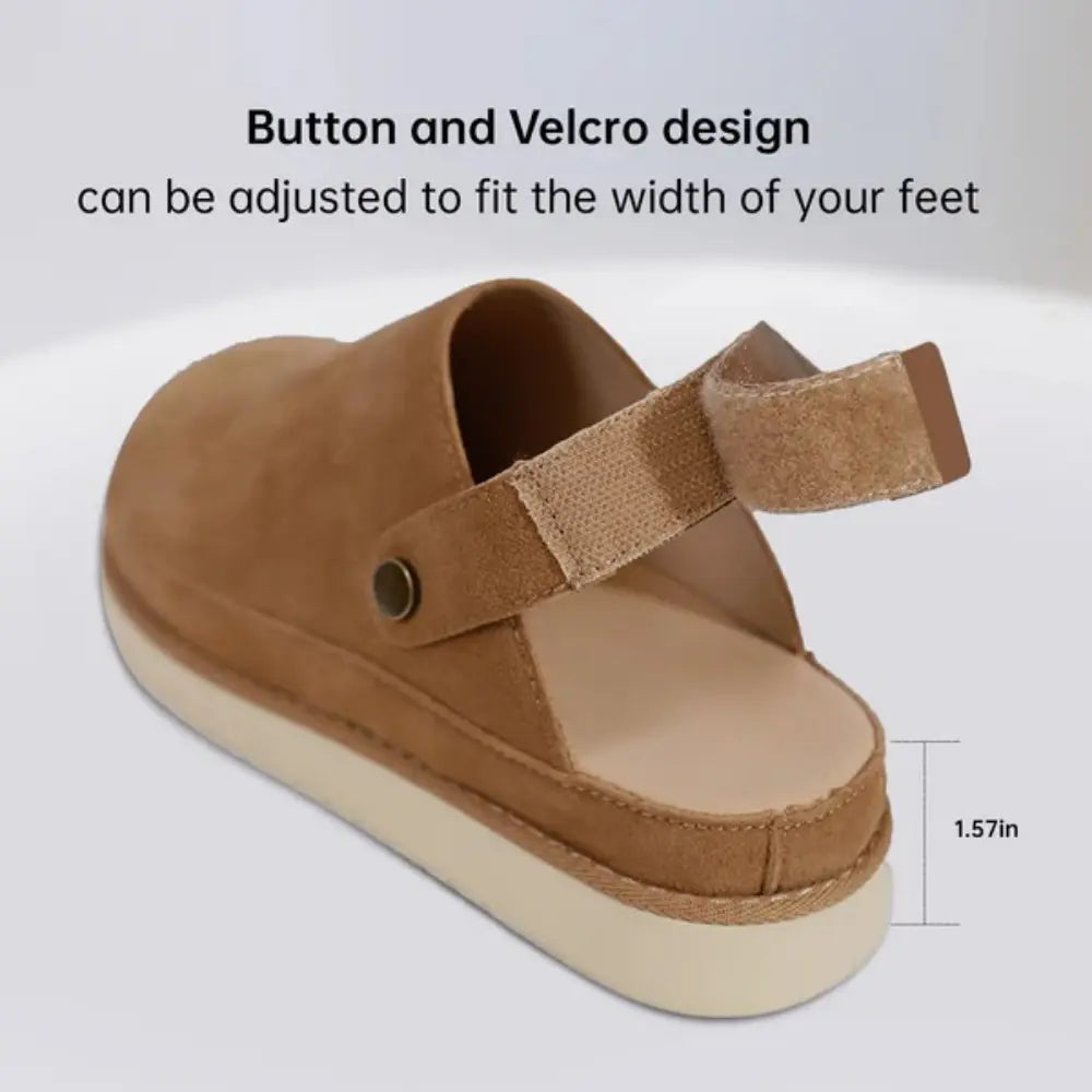 SuedeEase™ | Women’s 2-in-1 Clogs with Backstrap – Comfort, Style & Non-Slip