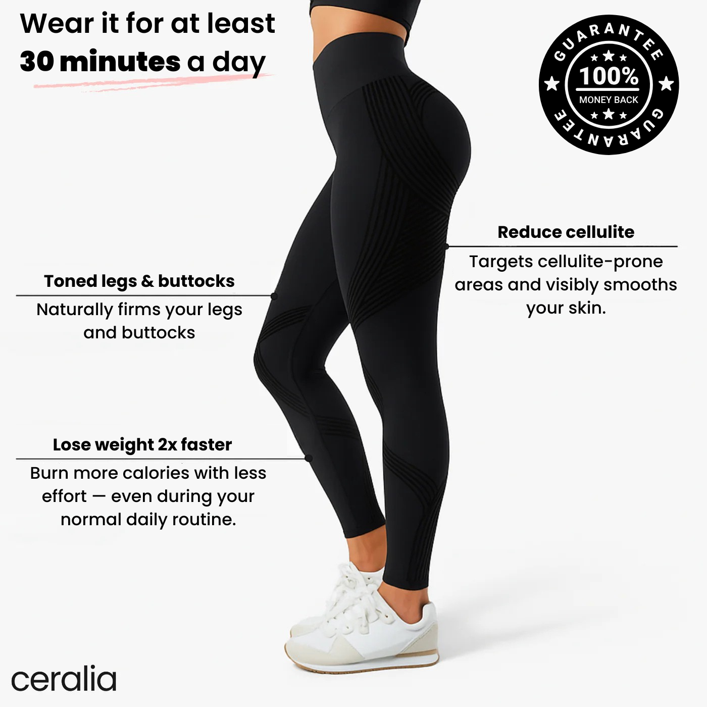 3D Ceralia® Leggings — Smooths and Sculpts