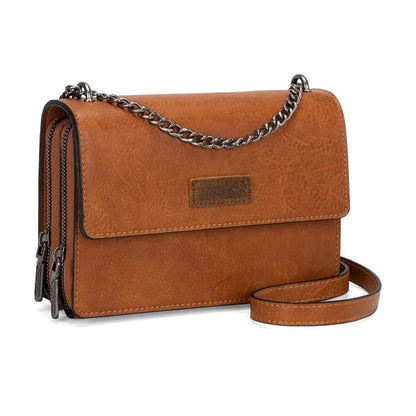 DustyGrace™ | Retro Crossbody Satchel – Soft Look, Strong Impact