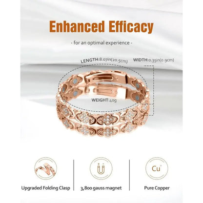 EleganCopper™ | Women’s Pure Copper Magnetic Bracelet – Pain Relief & Timeless Style