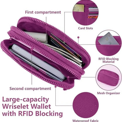 TrioFlex™ | RFID Secure 3-in-1 Crossbody, Wristlet & Wallet