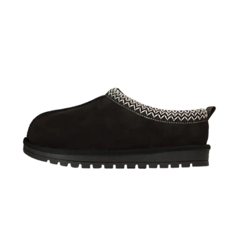 CozyStep™ | Suede Braided Fur Slippers – Warm, Chic & Durable