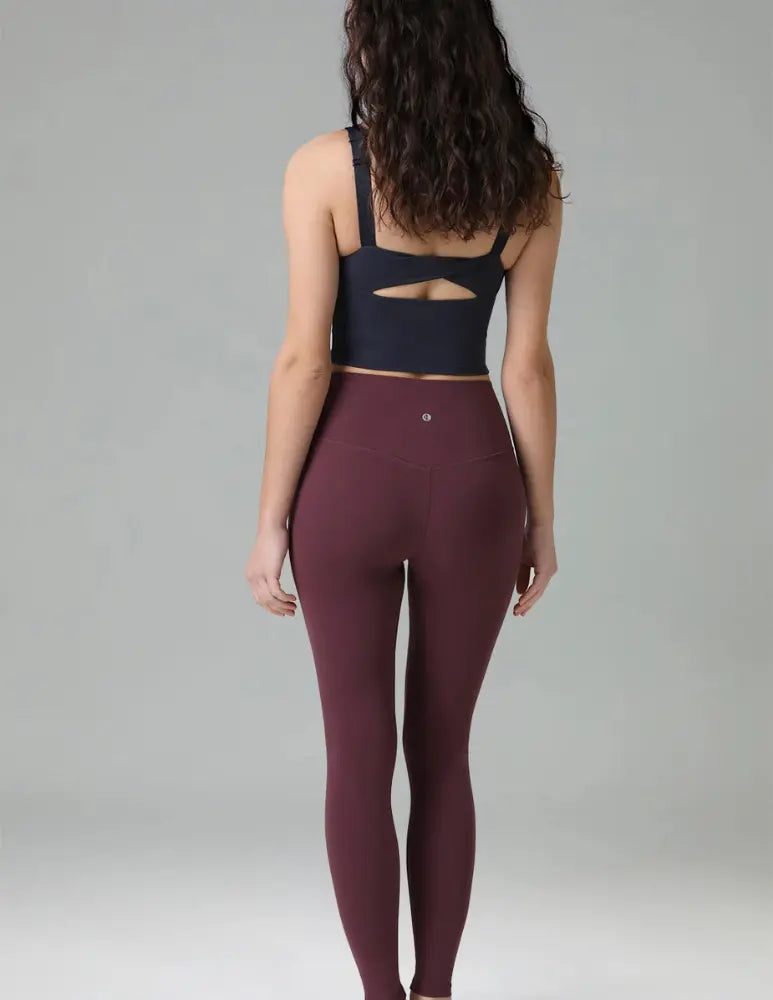 Flexora™ | High-Waisted Performance Leggings – Seamless Front with Inner Pocket