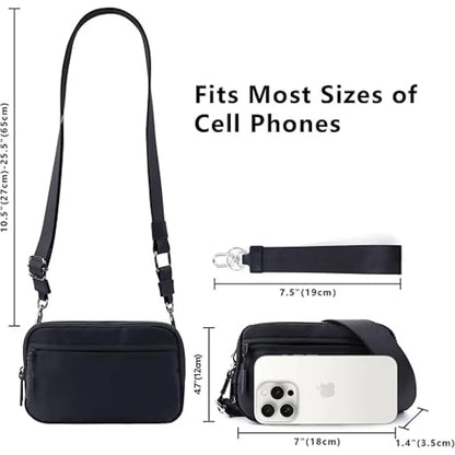 TrioFlex™ | RFID Secure 3-in-1 Crossbody, Wristlet & Wallet