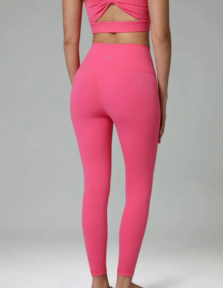 Flexora™ | High-Waisted Performance Leggings – Seamless Front with Inner Pocket