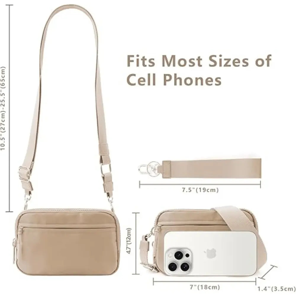TrioFlex™ | RFID Secure 3-in-1 Crossbody, Wristlet & Wallet