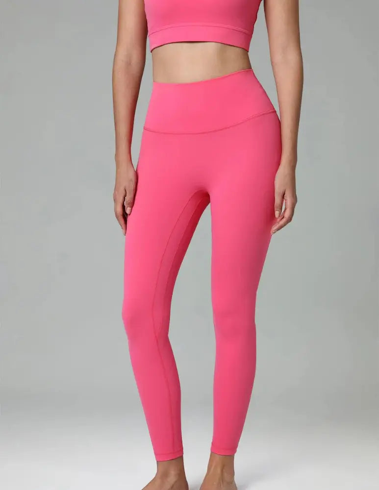 Flexora™ | High-Waisted Performance Leggings – Seamless Front with Inner Pocket