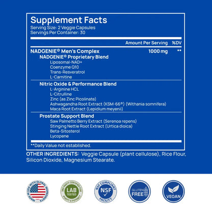 Ceralia™ | NAD+ Complex for Men’s Vitality & Performance