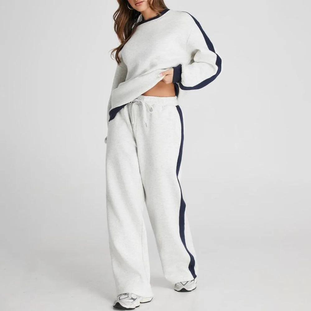 SnugMotion™ | Crewneck Jogger Outfit – Effortless Comfort, Daily Style