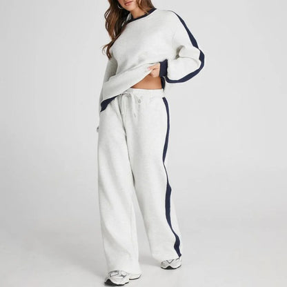 SnugMotion™ | Crewneck Jogger Outfit – Effortless Comfort, Daily Style