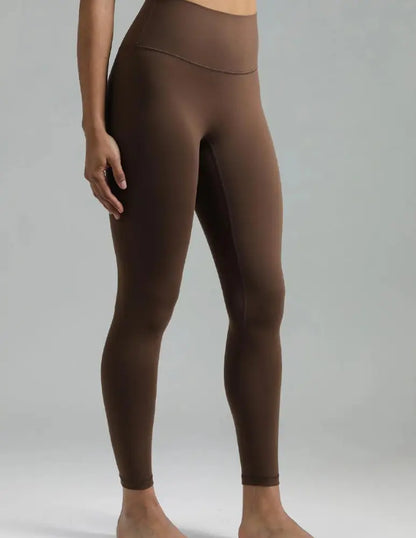 Flexora™ | High-Waisted Performance Leggings – Seamless Front with Inner Pocket