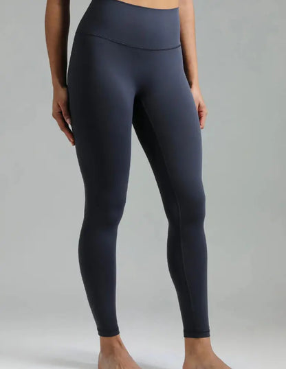 Flexora™ | High-Waisted Performance Leggings – Seamless Front with Inner Pocket