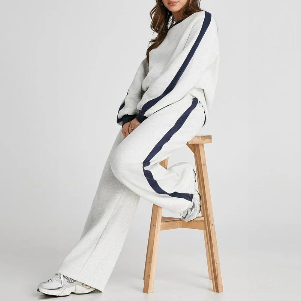 SnugMotion™ | Crewneck Jogger Outfit – Effortless Comfort, Daily Style