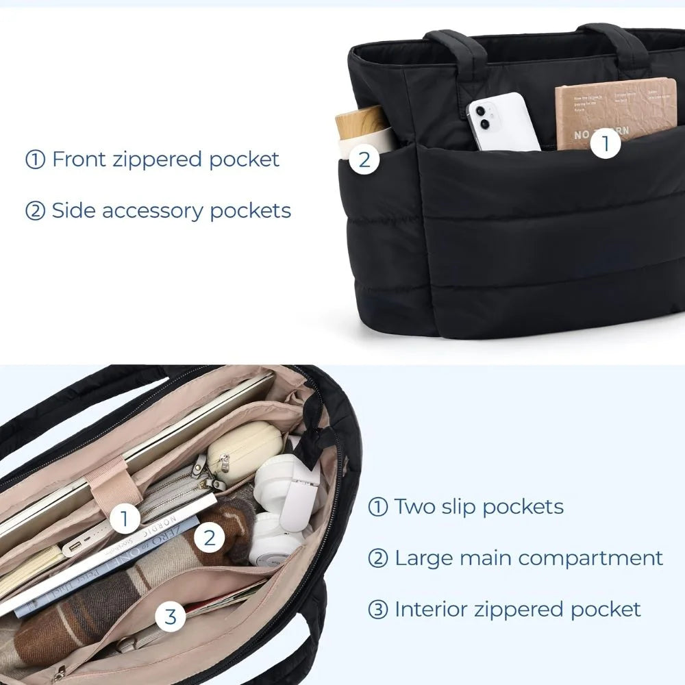 PuffyTote™ | Ultra-Light Quilted Bag