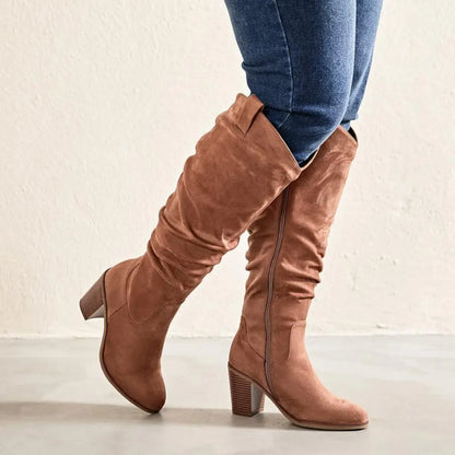 FlexiCalf™ | Extra Wide Knee High Boots – Chic, Cozy & Supportive