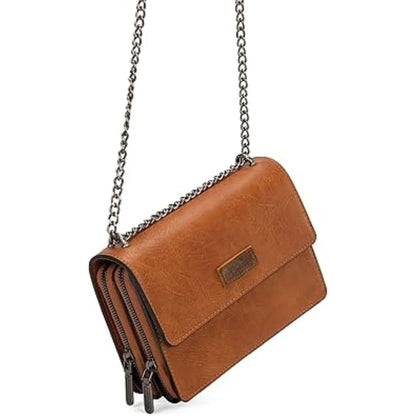 DustyGrace™ | Retro Crossbody Satchel – Soft Look, Strong Impact