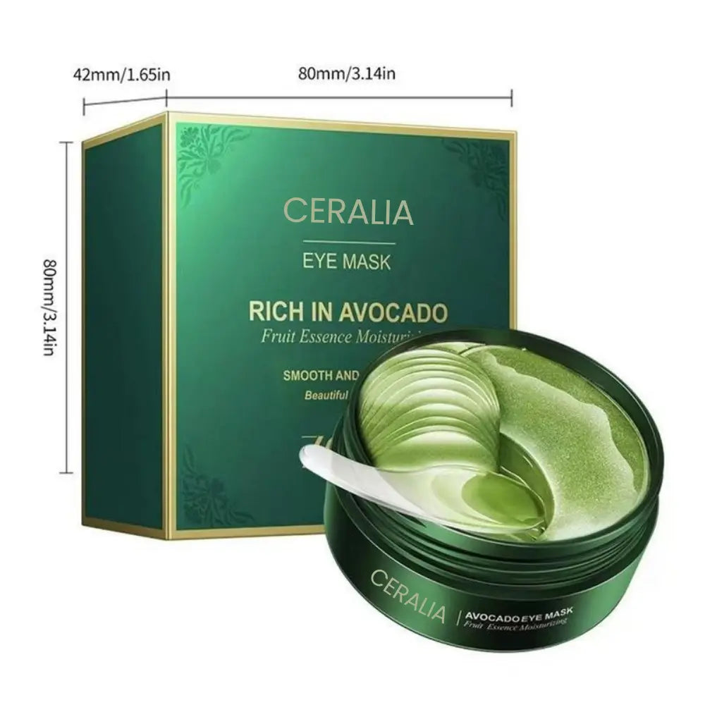 Avomé™ | Avocado Collagen Eye Mask – Hydrating, Anti-Dark Circles & Firming (60 pcs Set)