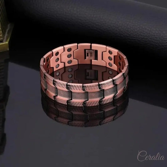 MagnoCopper™ | Men’s Pure Copper Magnetic Bracelet – 3X Strength & Pain Relief