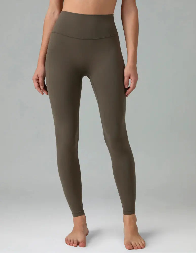 Flexora™ | High-Waisted Performance Leggings – Seamless Front with Inner Pocket