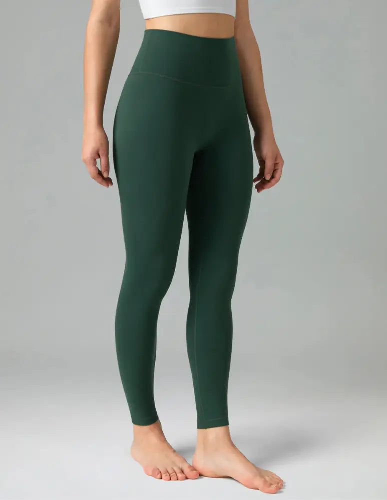 Flexora™ | High-Waisted Performance Leggings – Seamless Front with Inner Pocket