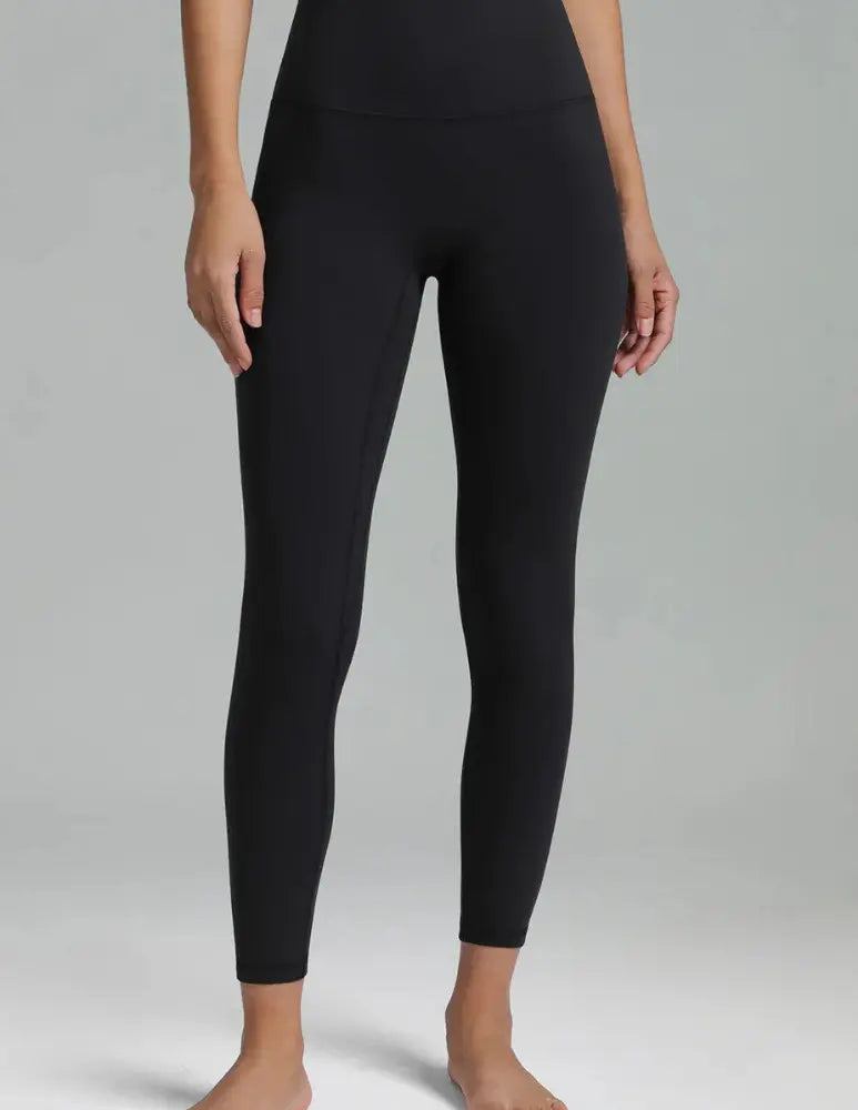 Flexora™ | High-Waisted Performance Leggings – Seamless Front with Inner Pocket