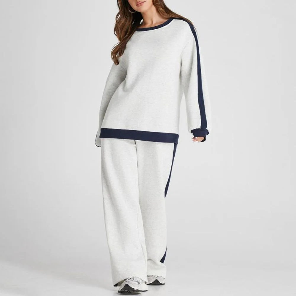 SnugMotion™ | Crewneck Jogger Outfit – Effortless Comfort, Daily Style