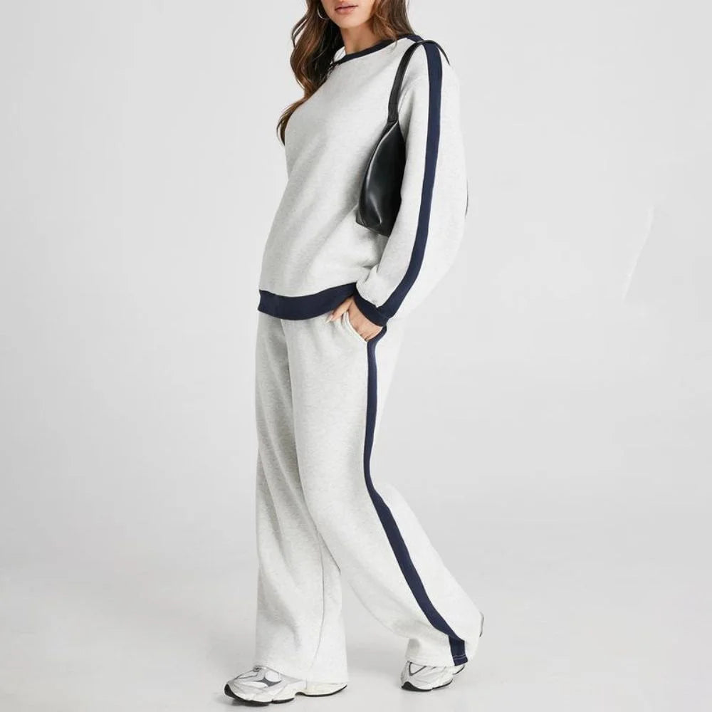 SnugMotion™ | Crewneck Jogger Outfit – Effortless Comfort, Daily Style