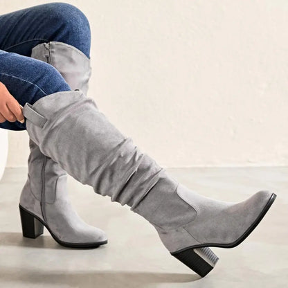 FlexiCalf™ | Extra Wide Knee High Boots – Chic, Cozy & Supportive
